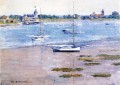 Low Tide impressionism boat Theodore Robinson